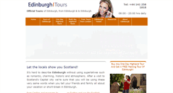 Desktop Screenshot of edinburghtours.com